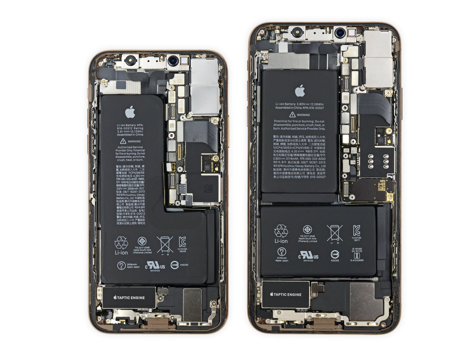 Эксперты из iFixit разобрали iPhone XS и XS Max и испытали их влагозащиту необычным способом